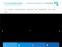 Tablet Screenshot of hemelcosmetic.com
